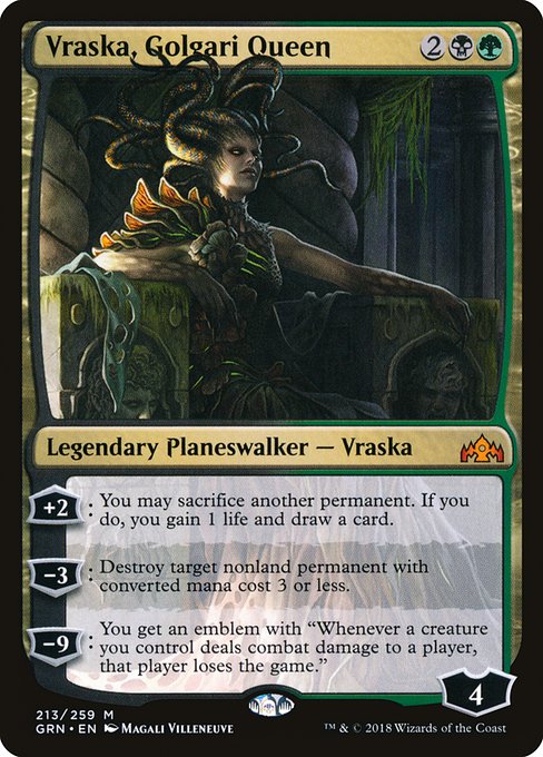 Vraska, Golgari Queen - Guilds of Ravnica - #213