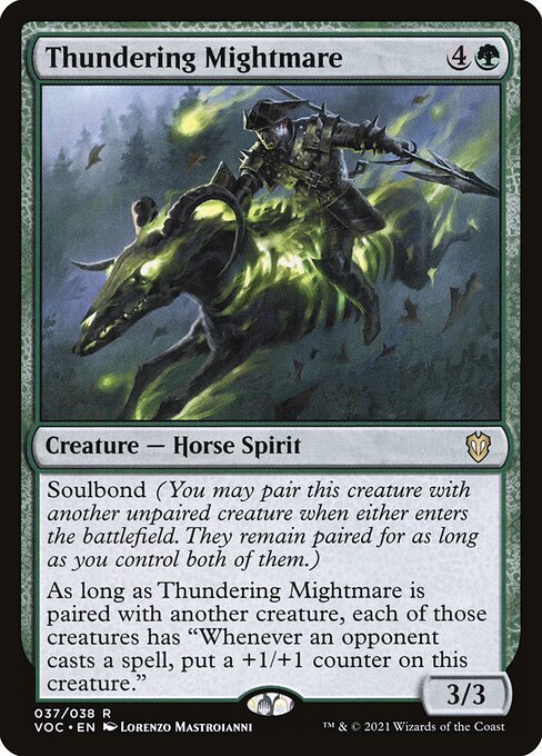 Thundering Mightmare - Commander: Innistrad: Crimson Vow - #37