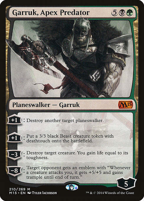 Garruk, Apex Predator - Magic 2015 (M15) - #210
