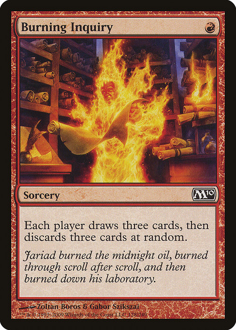 Burning Inquiry - Magic 2010 (M10) - #128