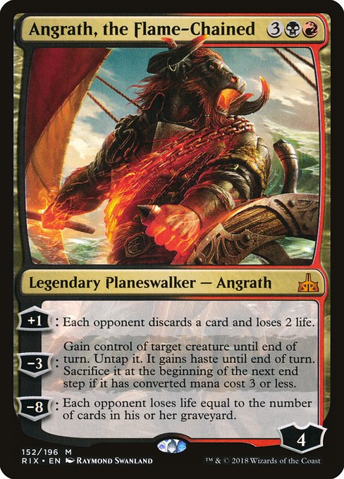 Angrath, the Flame-Chained - Rivals of Ixalan - #152