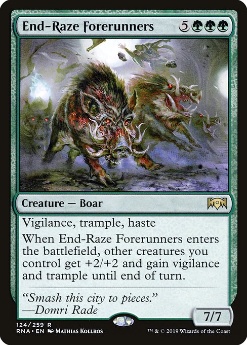 End-Raze Forerunners - Ravnica Allegiance - #124
