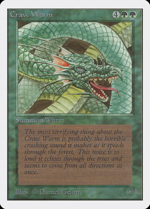 Craw Wurm - Unlimited Edition - #191