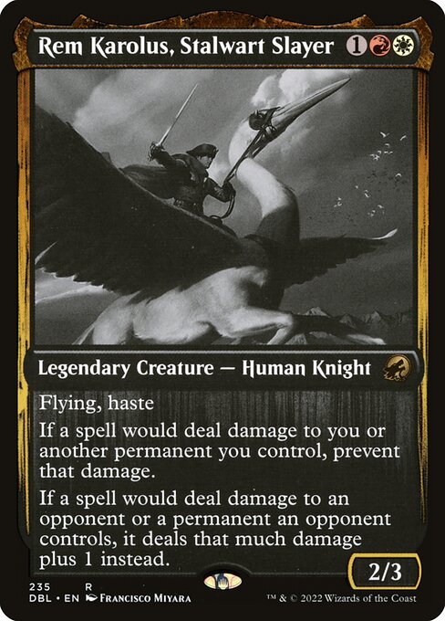 Rem Karolus, Stalwart Slayer - Innistrad: Double Feature - #235