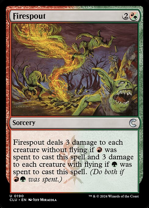 Firespout - Ravnica: Clue Edition - #190