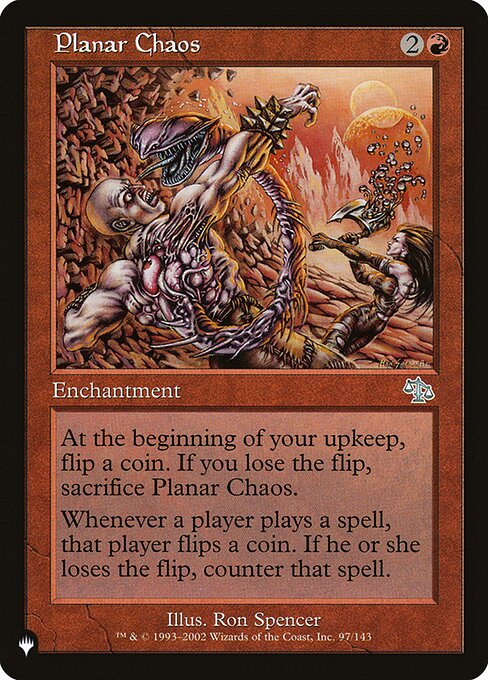 Planar Chaos - The List Reprints - #JUD-97