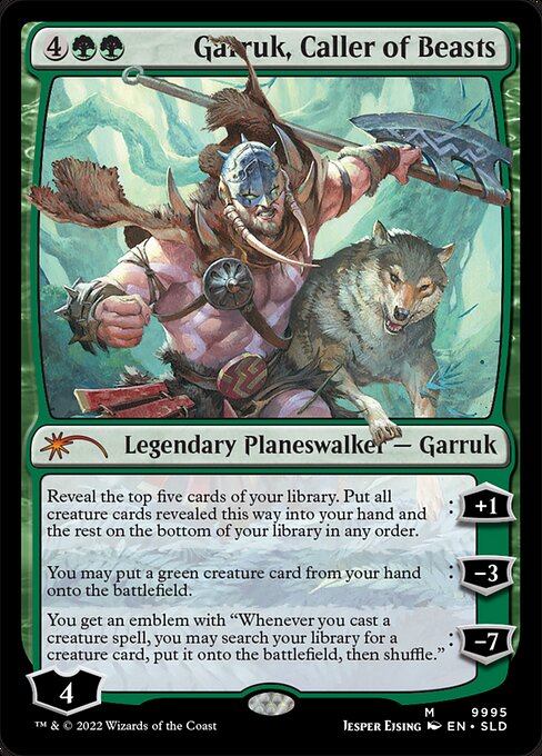 Garruk, Caller of Beasts - Secret Lair Drop Series - #9995