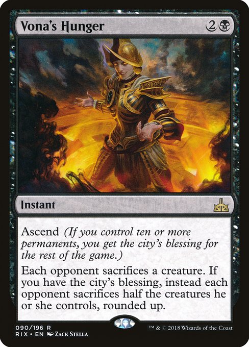 Vona's Hunger - Rivals of Ixalan - #90
