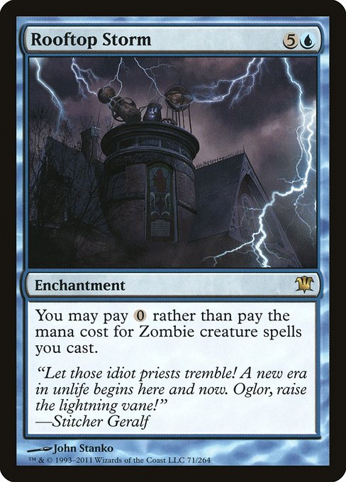 Rooftop Storm - Innistrad - #71