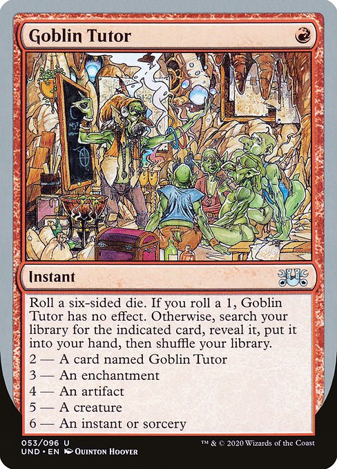 Goblin Tutor - Unsanctioned - #53