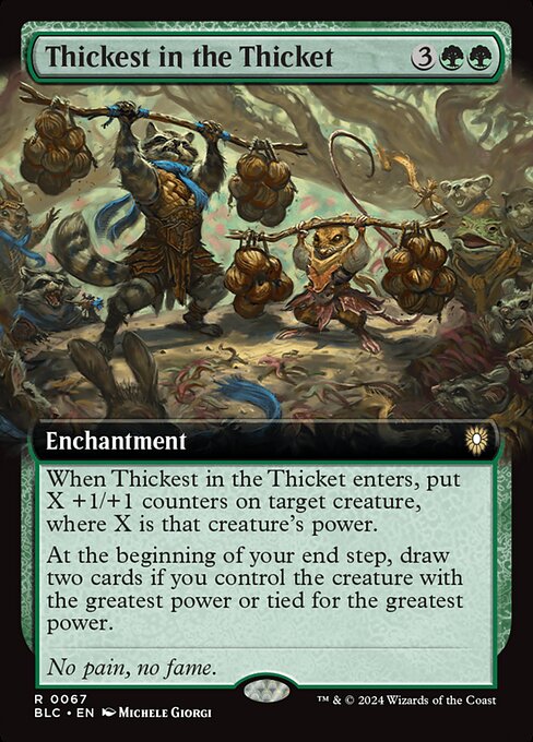 Thickest in the Thicket - Commander: Bloomburrow - #67