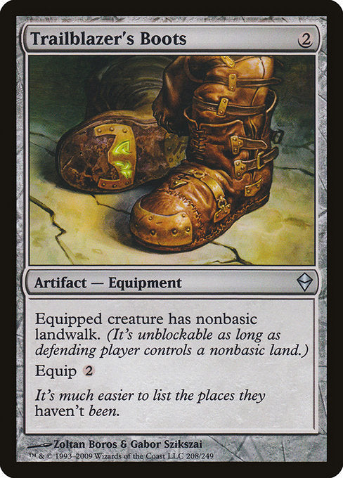 Trailblazer's Boots - Zendikar - #208
