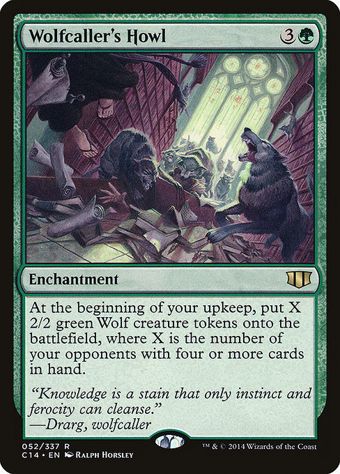 Wolfcaller's Howl - Commander 2014 - #52