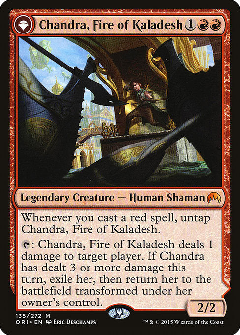 Chandra, Fire of Kaladesh - Magic Origins - #135
