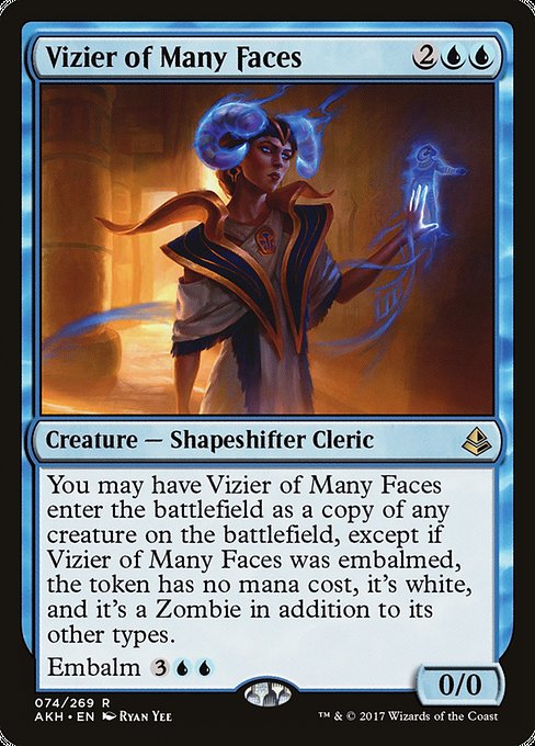 Vizier of Many Faces - Amonkhet - #74