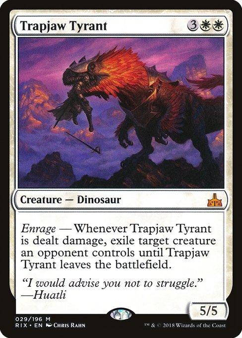 Trapjaw Tyrant - Rivals of Ixalan - #29
