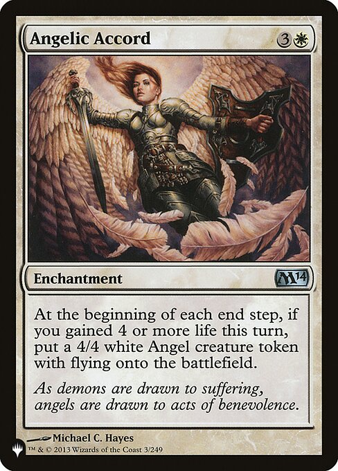 Angelic Accord - The List Reprints - #M14-3