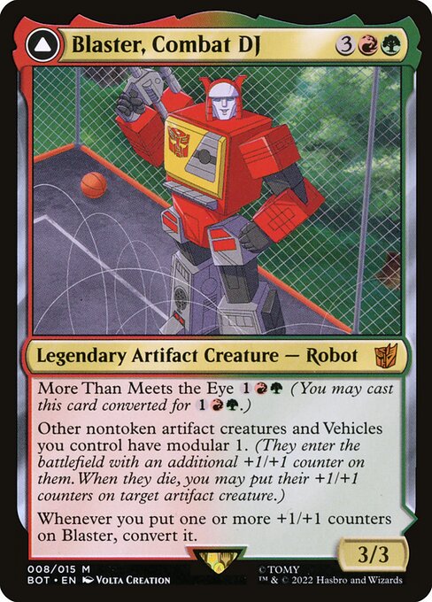 Blaster, Combat DJ - Universes Beyond: Transformers - #8
