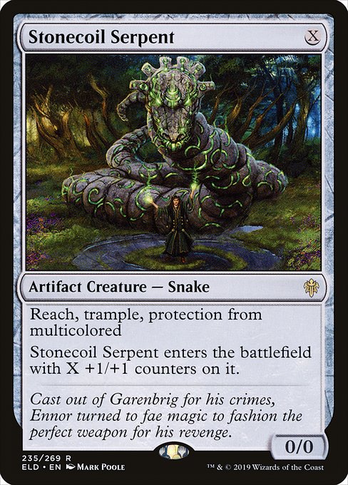 Stonecoil Serpent - Throne of Eldraine - #235