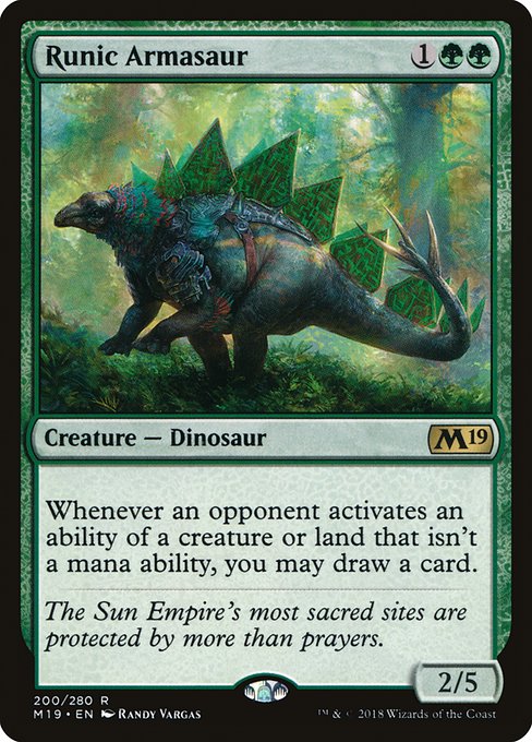 Runic Armasaur - Core Set 2019 - #200