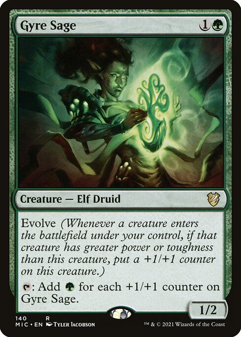 Gyre Sage - Commander: Innistrad: Midnight Hunt - #140
