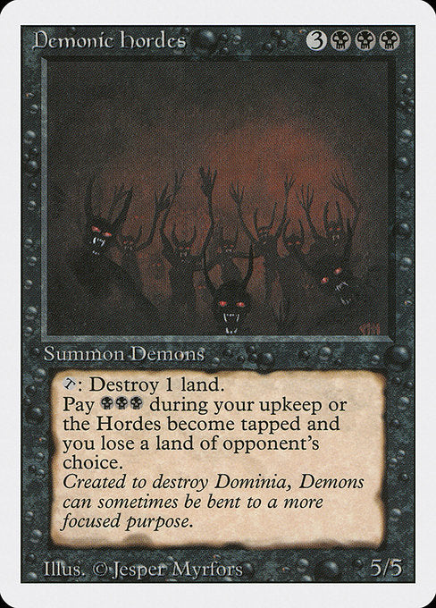 Demonic Hordes - Revised Edition - #104