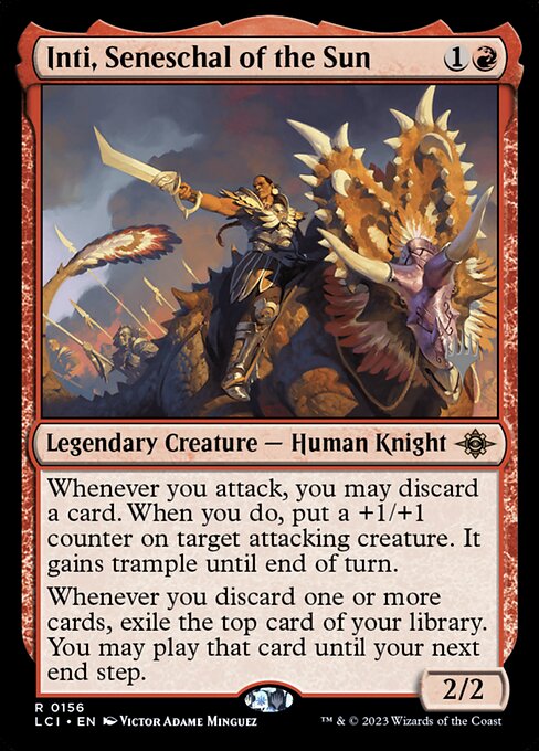 Inti, Seneschal of the Sun - Promo Pack: The Lost Caverns of Ixalan - #156p