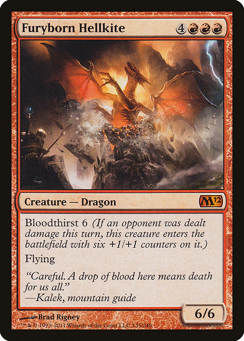 Furyborn Hellkite - Magic 2012 (M12) - #135