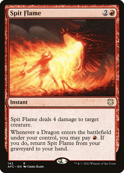 Spit Flame - Commander: Adventures in the Forgotten Realms - #142
