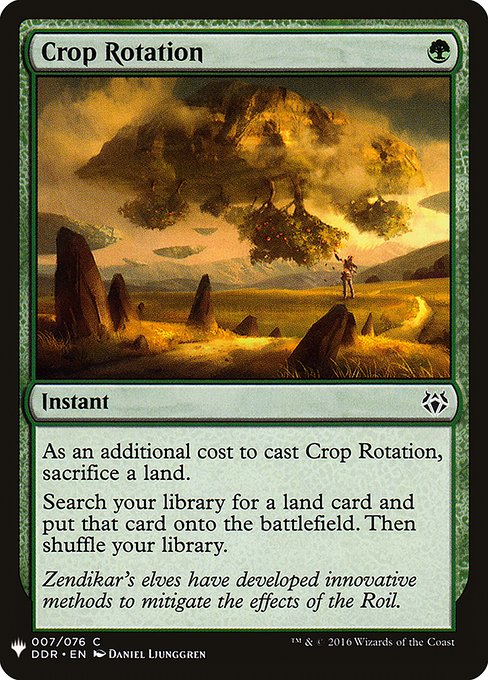 Crop Rotation - The List Reprints - #DDR-7
