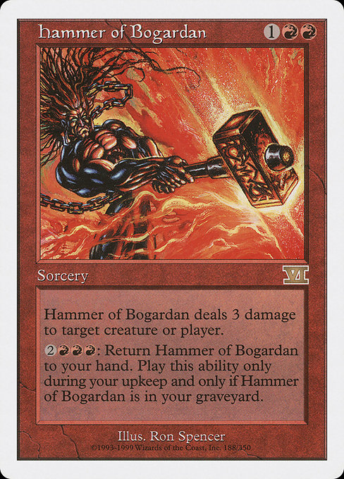 Hammer of Bogardan - Classic Sixth Edition - #188