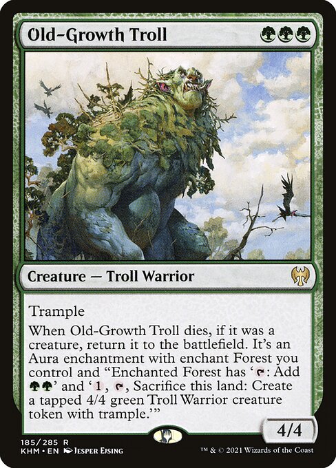 Old-Growth Troll - Kaldheim - #185