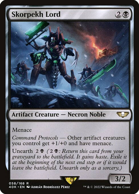 Skorpekh Lord - Universes Beyond: Warhammer 40,000 - #58