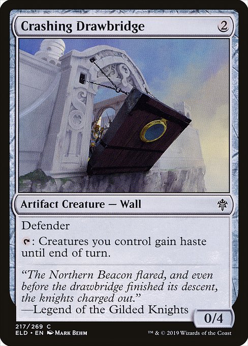 Crashing Drawbridge - Throne of Eldraine - #217