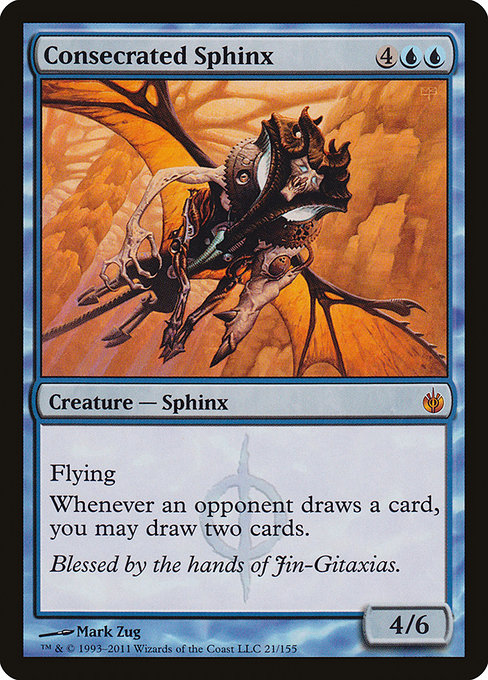 Consecrated Sphinx - Mirrodin Besieged - #21