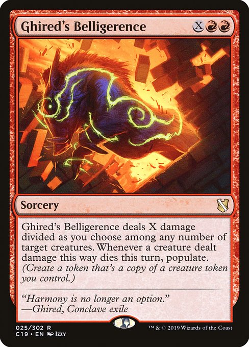 Ghired's Belligerence - Commander 2019 - #25