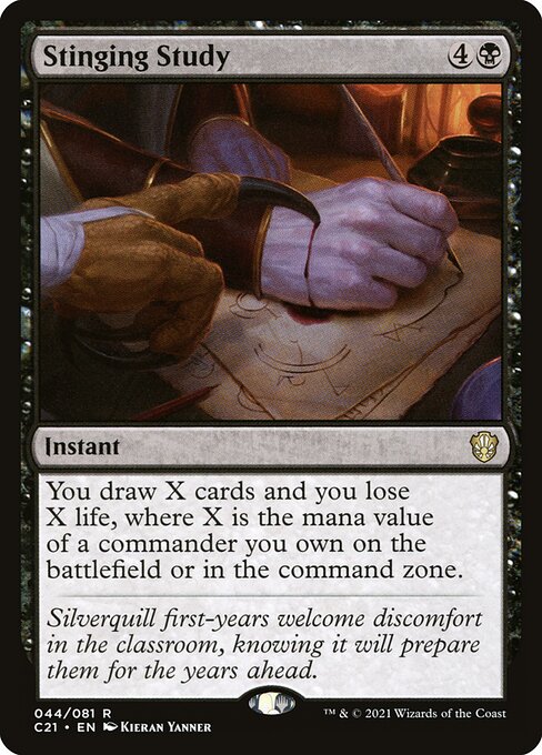 Stinging Study - Commander 2021 - #44