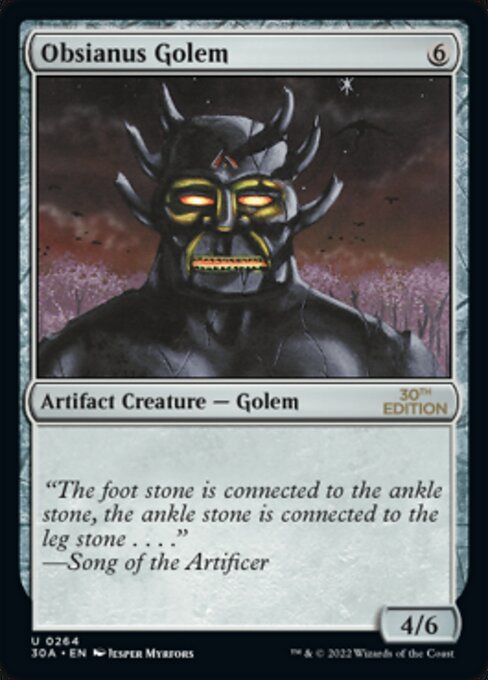 Obsianus Golem - 30th Anniversary Edition - #264