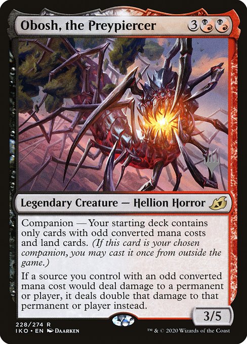 Obosh, the Preypiercer - Promo Pack: Ikoria - #228p