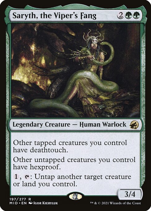 Saryth, the Viper's Fang - Innistrad: Midnight Hunt - #197