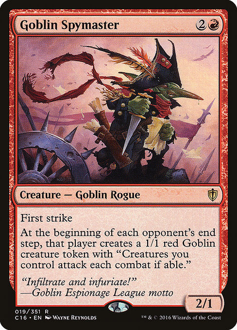 Goblin Spymaster - Commander 2016 - #19