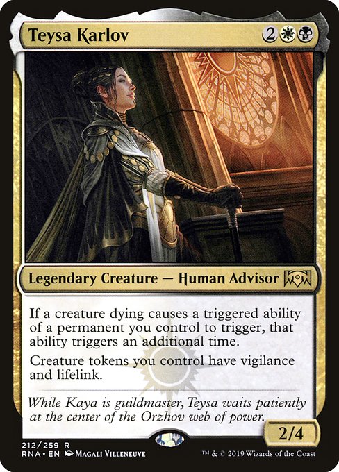Teysa Karlov - Ravnica Allegiance - #212