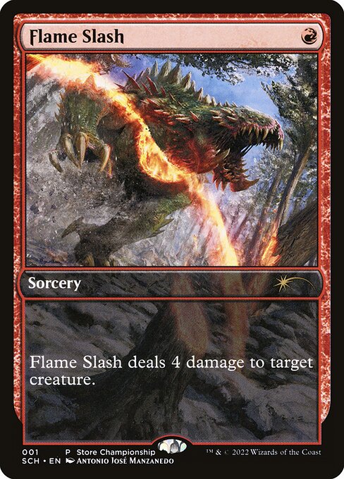 Flame Slash - Game Day & Store Championship Promos - #1