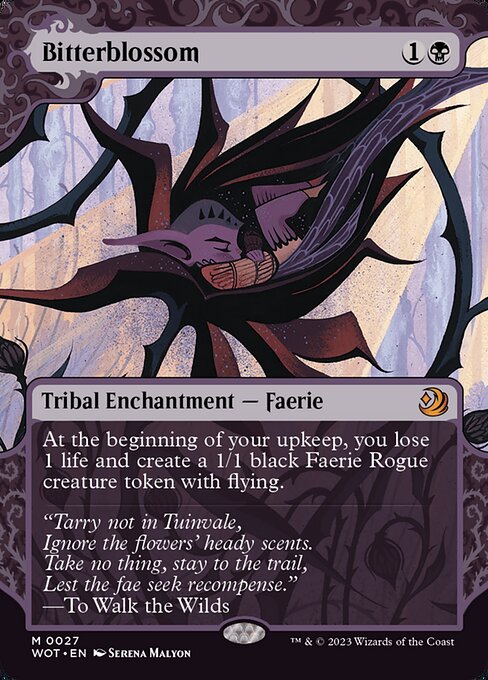 Bitterblossom - Wilds of Eldraine: Enchanting Tales - #27