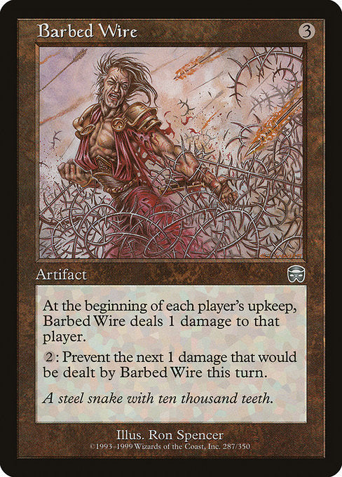 Barbed Wire - Mercadian Masques - #287