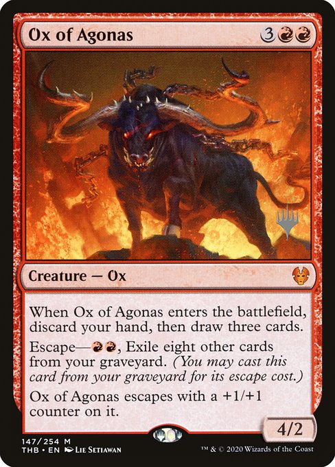 Ox of Agonas - Promo Pack: Theros Beyond Death - #147p