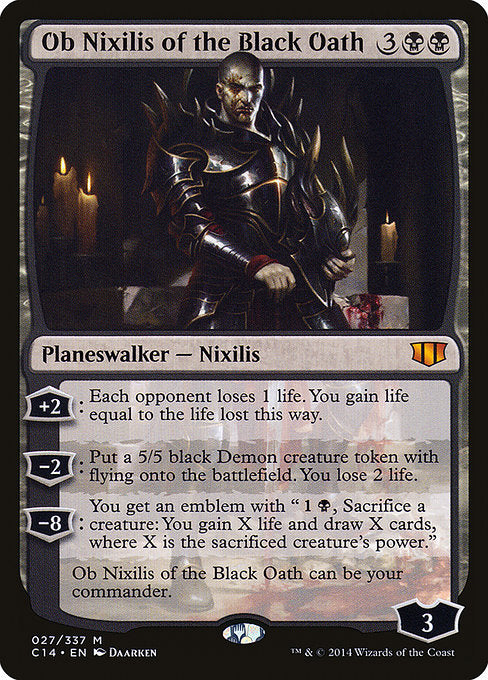 Ob Nixilis of the Black Oath - Commander 2014 - #27