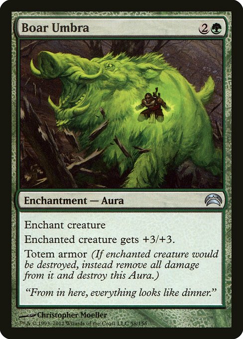 Boar Umbra - Planechase 2012 - #58