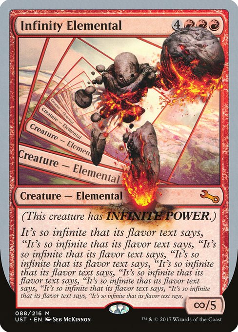 Infinity Elemental - Unstable - #88