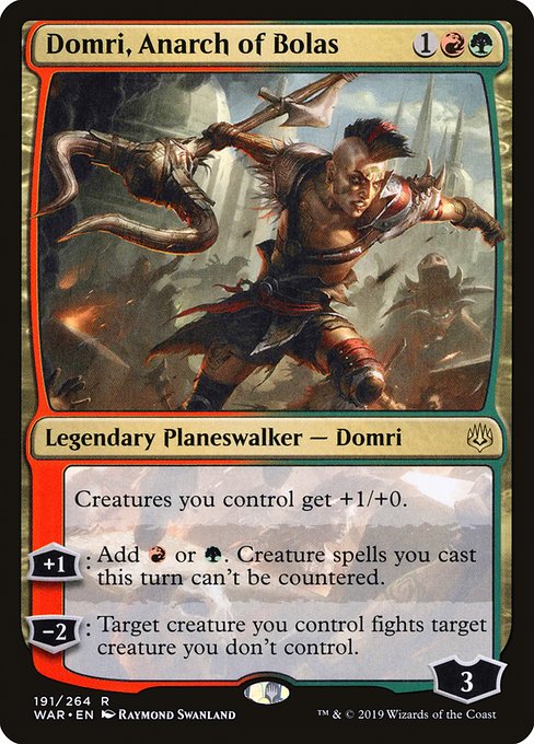 Domri, Anarch of Bolas - War of the Spark - #191